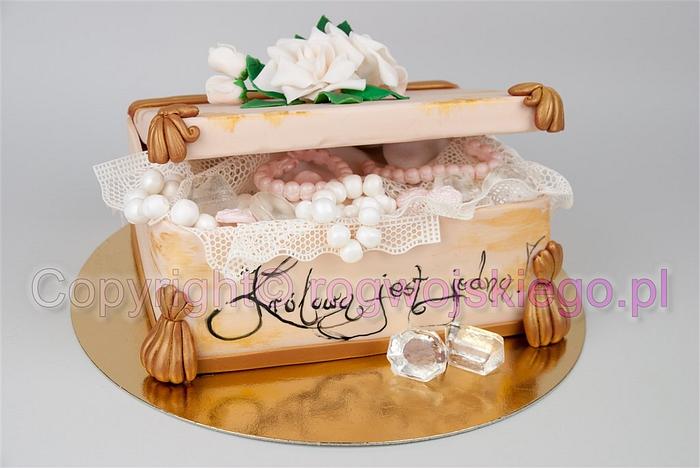 Jewel Case Cake / Tort Szkatułka z Biżuterią 
