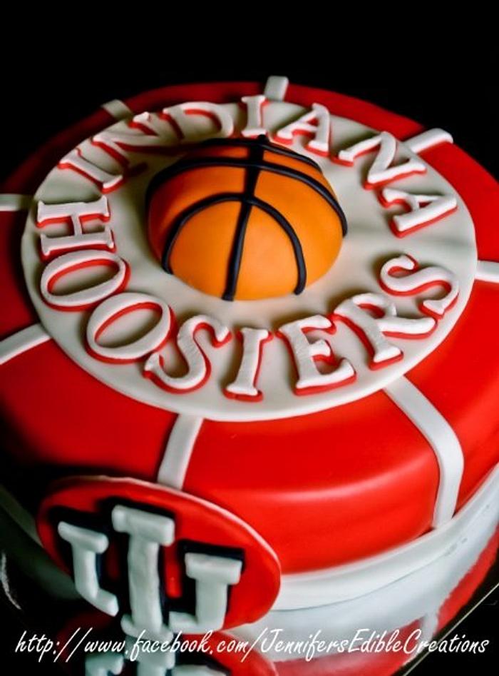 Indiana Hoosiers Birthday Cake
