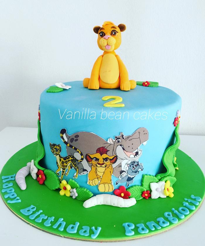 Lion guard cake