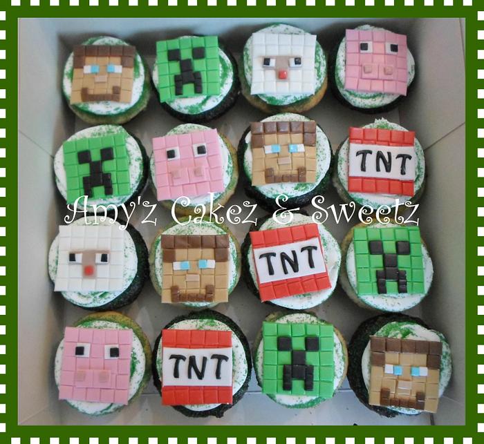 Minecraft cupcakes