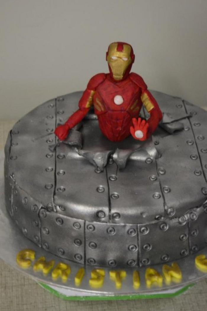 Iron Man cake
