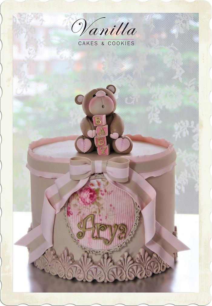 Teddy Bear Baby Cake