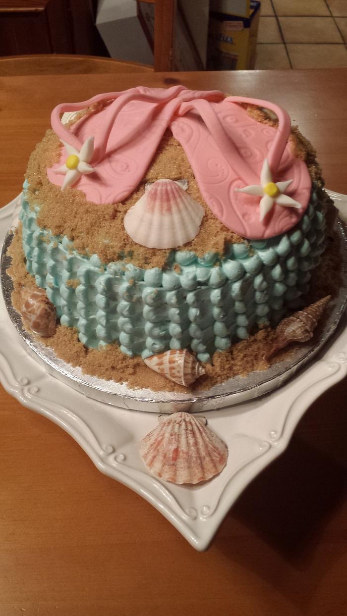 Summer Beach Cake