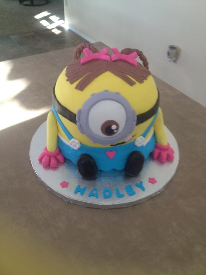 Minion Birthday cake 