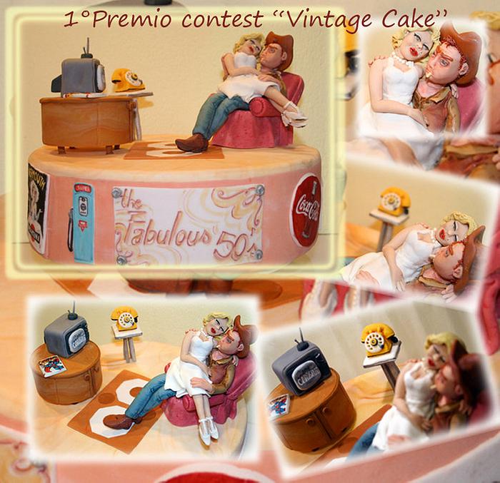 The fabulous 50' Winner contest "Vintage Cake"