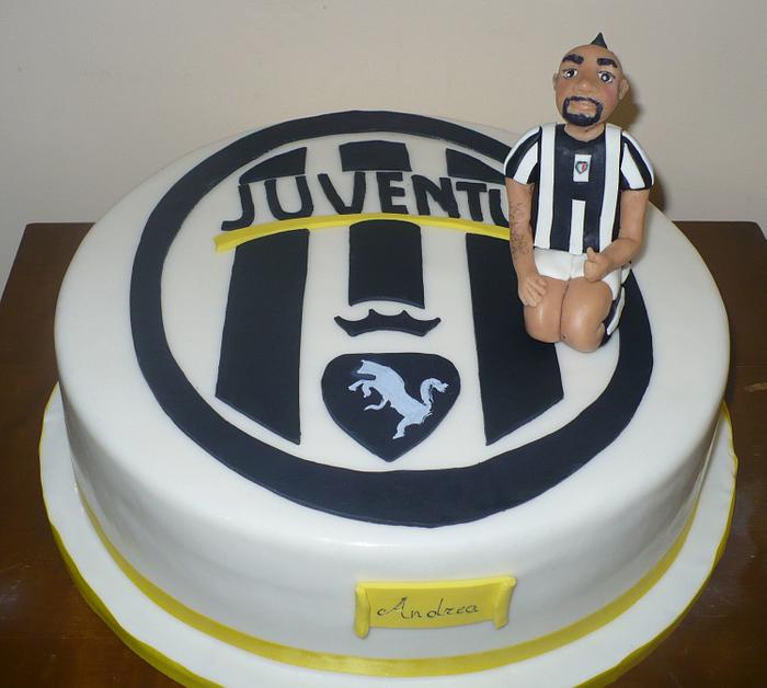 Juventus cake...and Vidal 