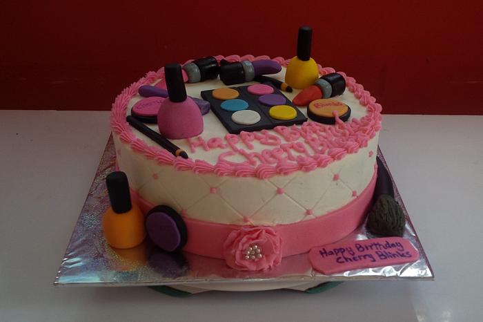 Makeup cake