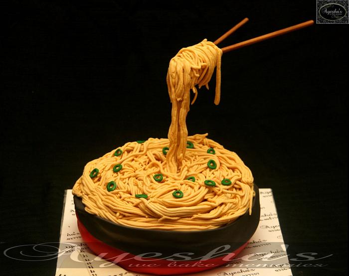  Noodle cake 