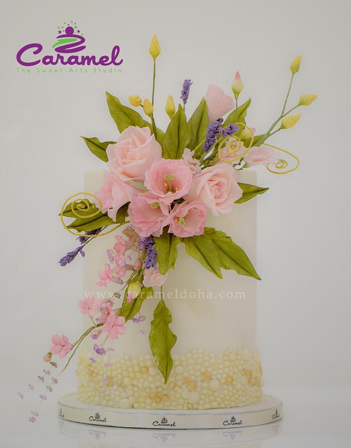 Vintage Flower Cake