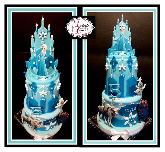 Frozen Theme Cake – Cakery New Zealand