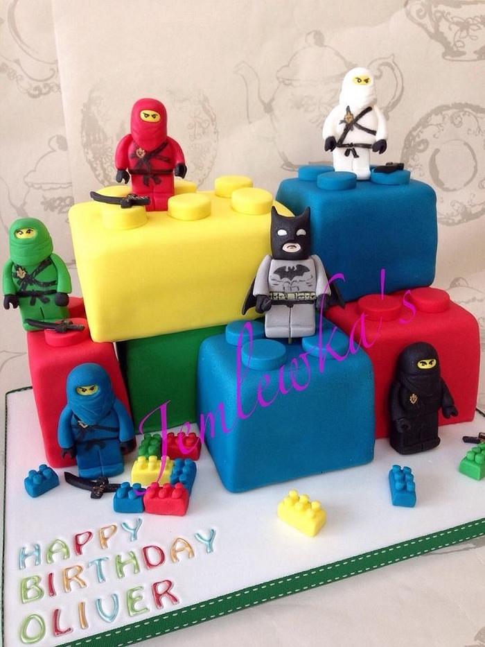 Lego ninjas cake