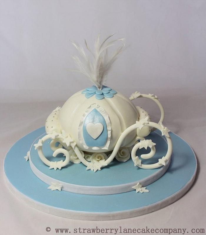 Cinderella Pumpkin Carriage Wedding Cake