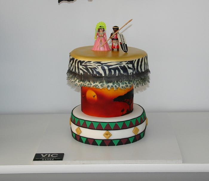African Wedding cake