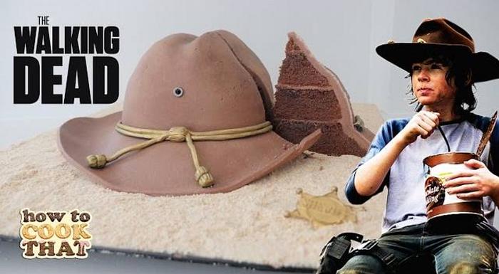 Walking Dead Carl's Hat Cake