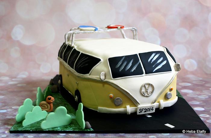 VW Van birthday cake.