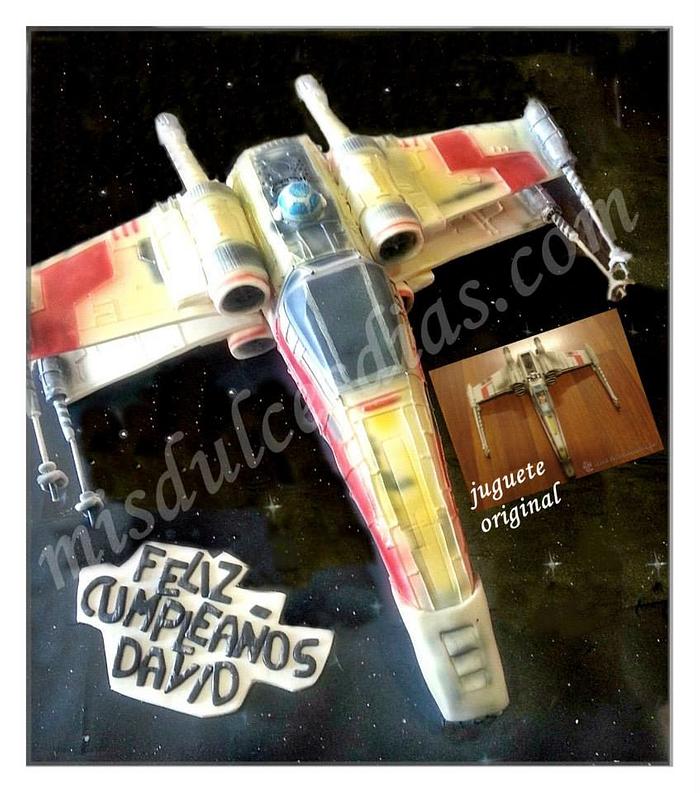 x-wing cake