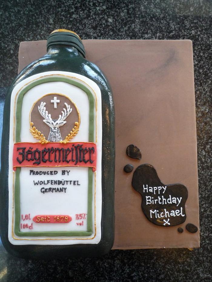 Jagermeister Edible Personalised Cake Topper | eBay