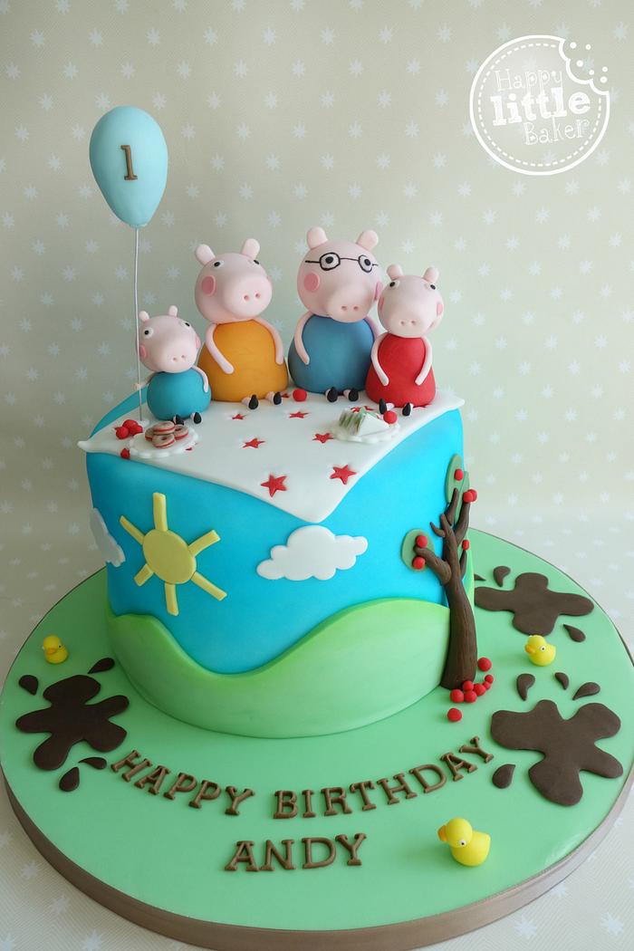 Another Peppa Pig birthday cake!