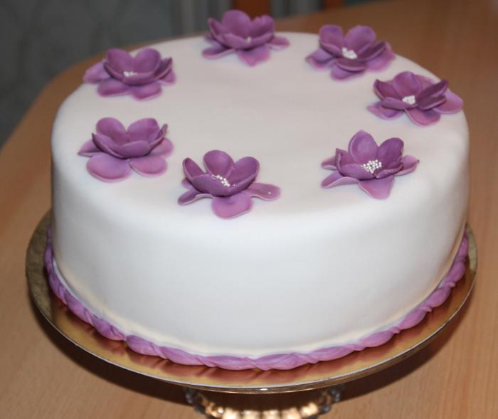 flowers cake