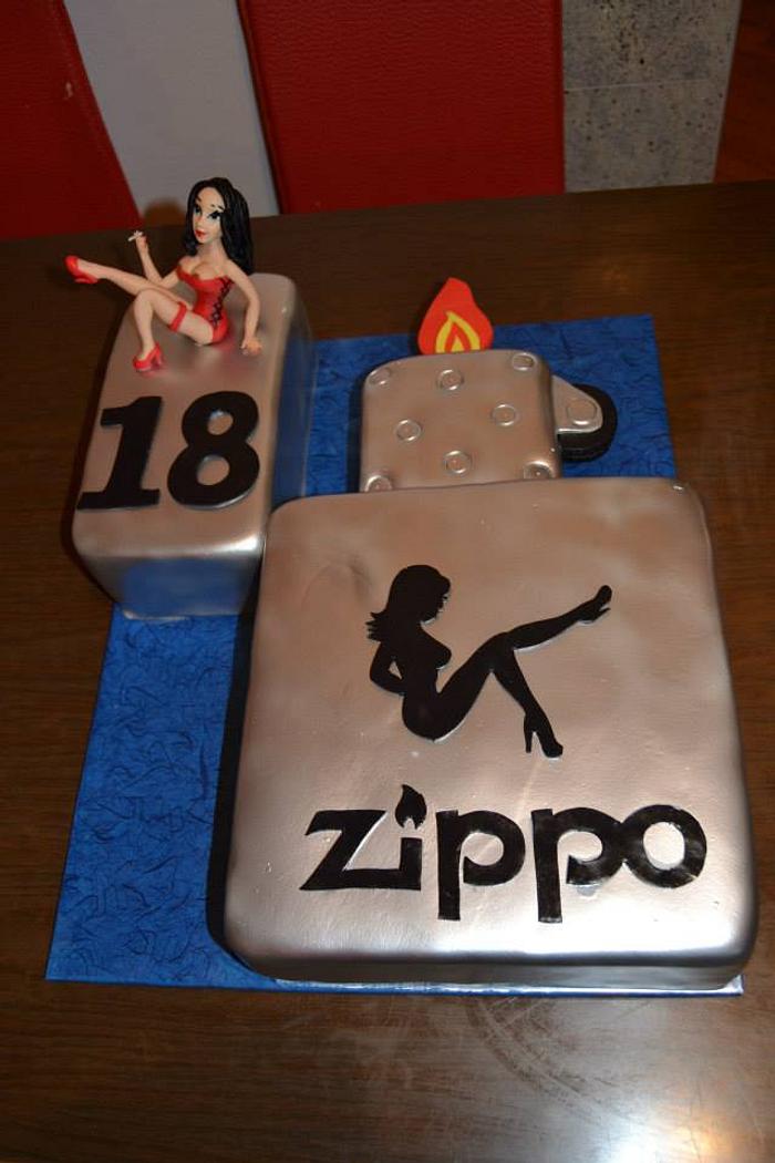 Zippo cake