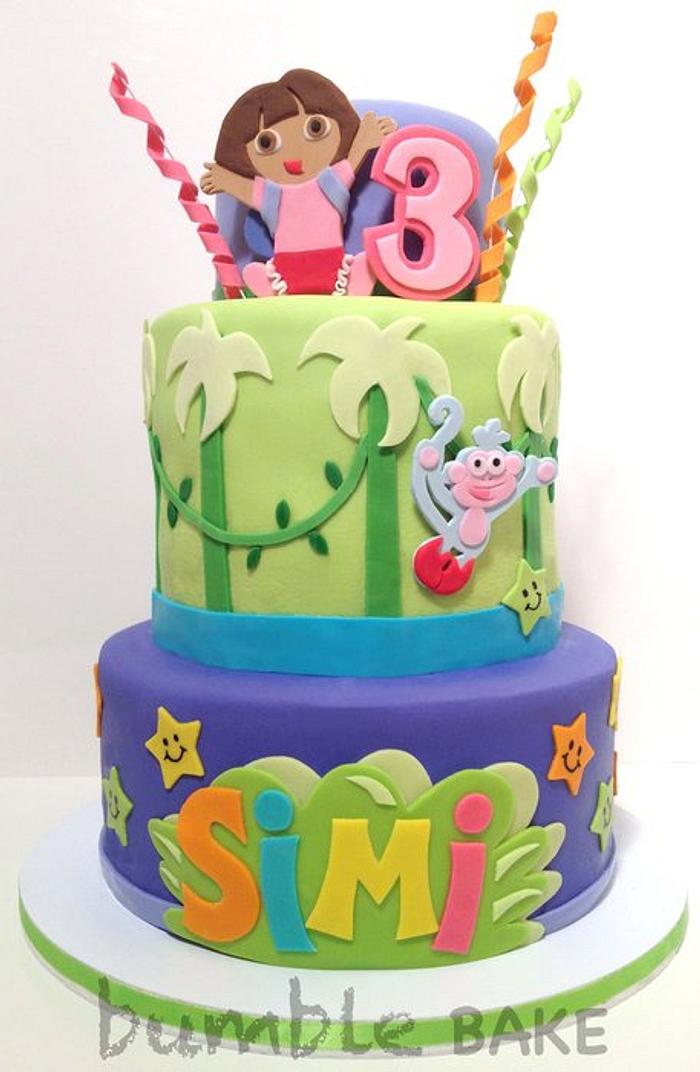 Send Dora And Boots Cake Gifts To bangalore