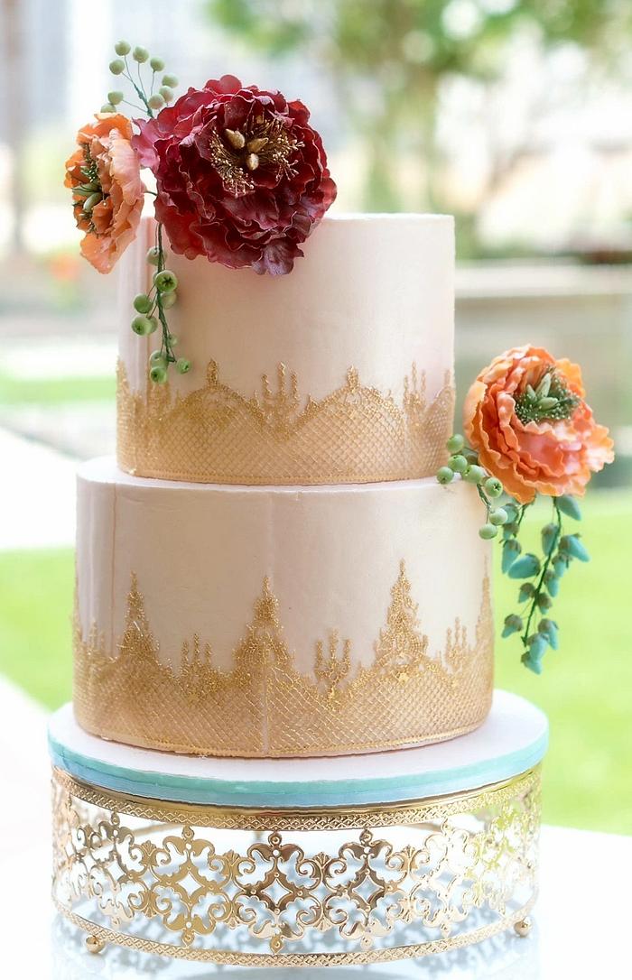 Pastle victorian cake