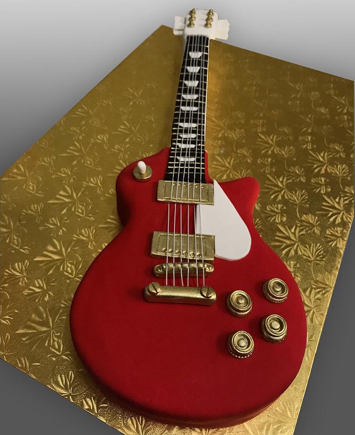 Les Paul Guitar Cake