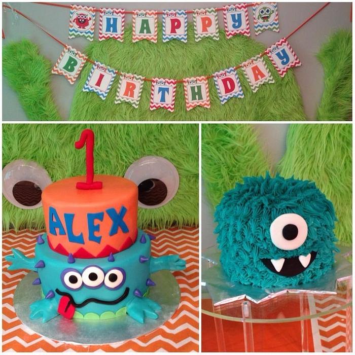 Monster Birthday Cake