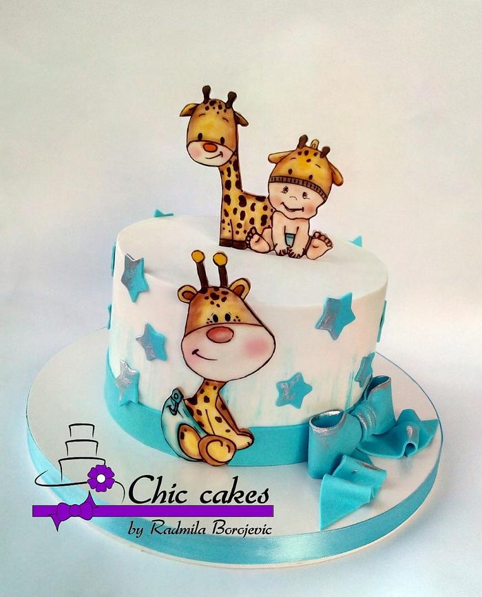 Cake for a little baby boy