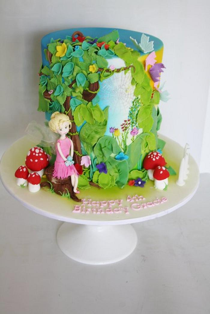 Enchanted Garden cake