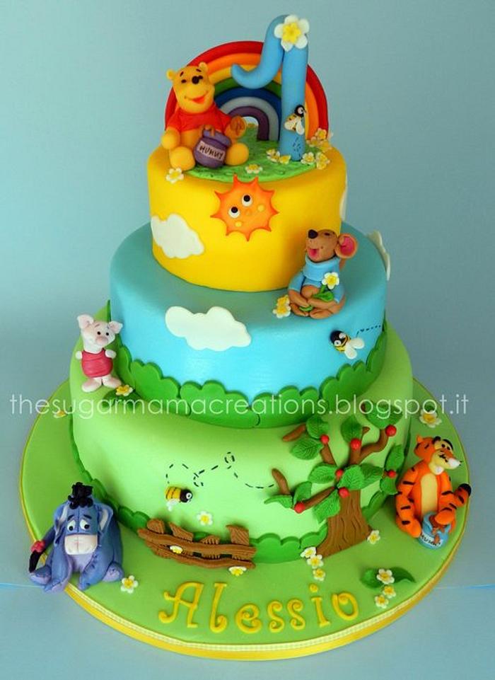 Winnie the Pooh & c. cake