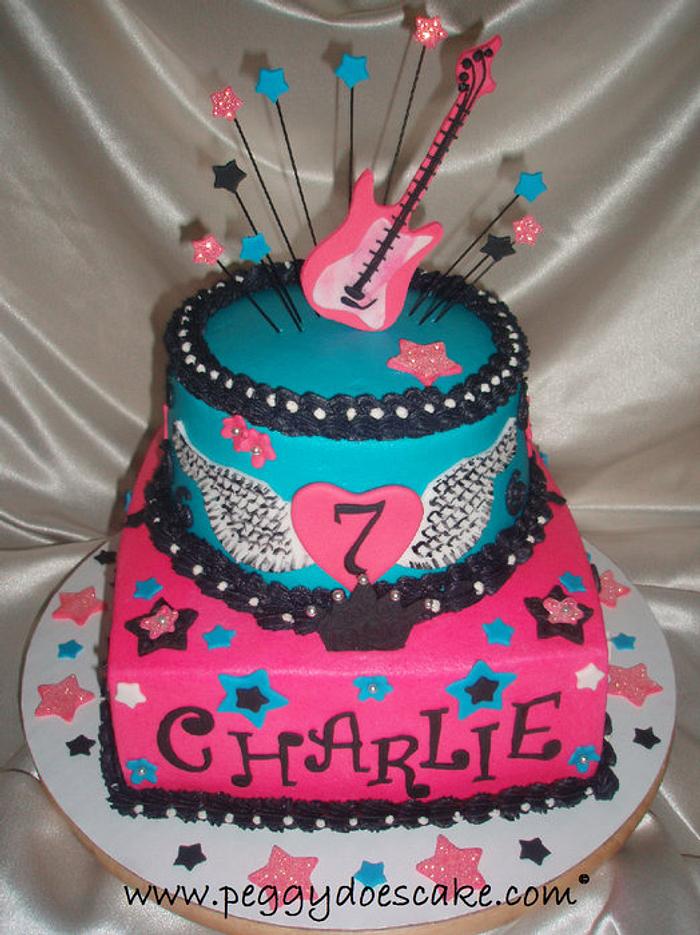 Charlie's Rocker Girl Cake