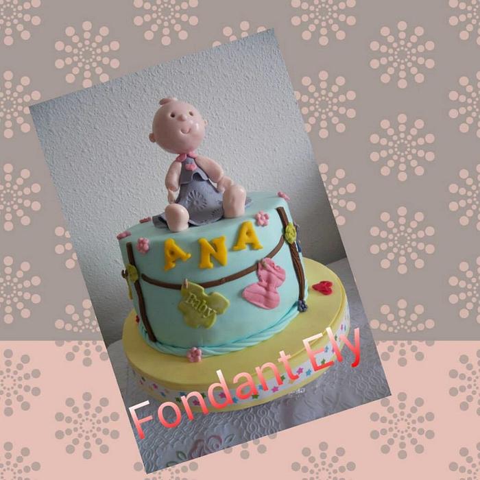 Cake para una niña de un año