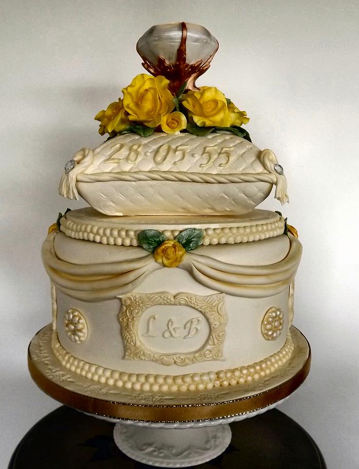 Diamond Wedding Anniversary Cake :) x