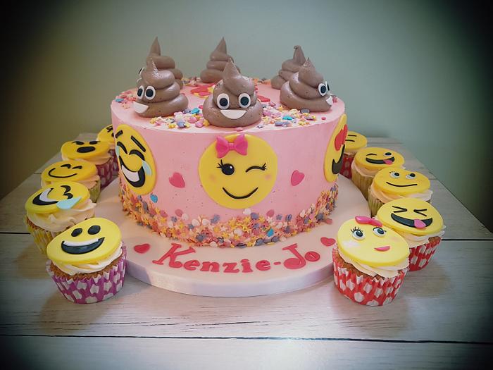 Emoji cake 