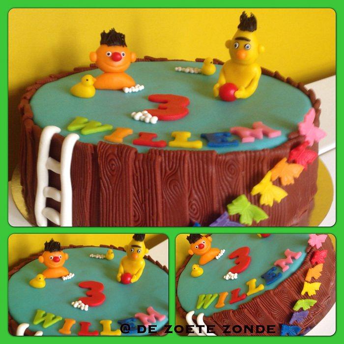 Bert en Ernie cake