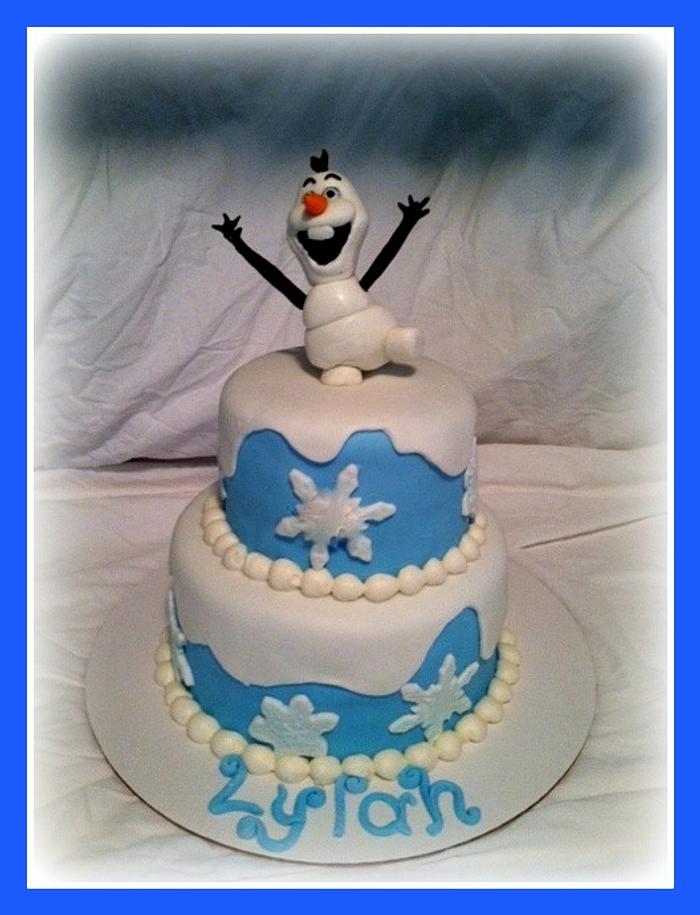 Disney Frozen Olaf Cake