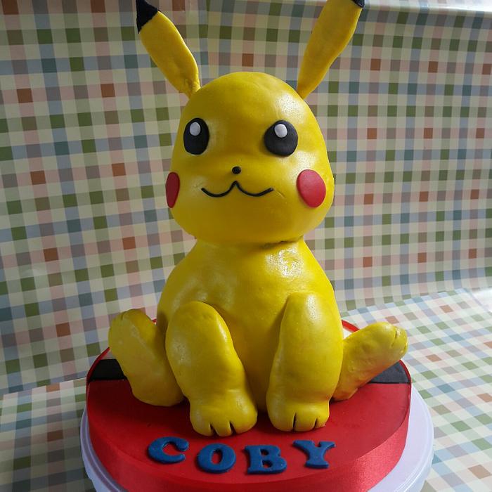 3D Pikachu Cake