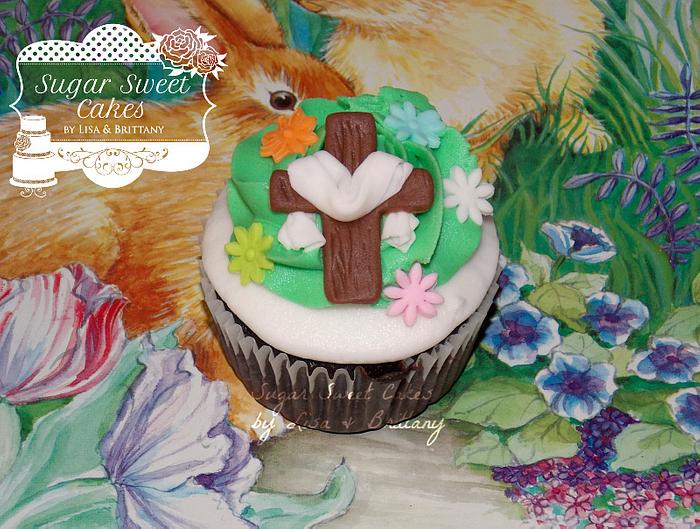 Easter Cross Cupcake