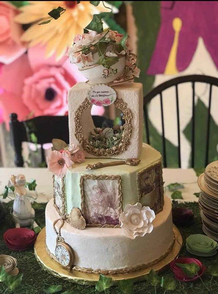 Alice in Wonderland Cake - Decorated Cake by Ms. Shawn - CakesDecor