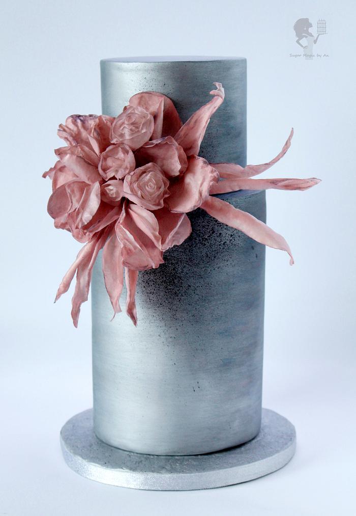 Wafer paper flowers