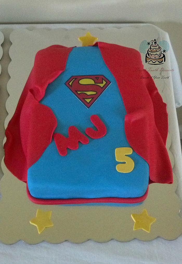 Dual Superhero Birthday Cakes