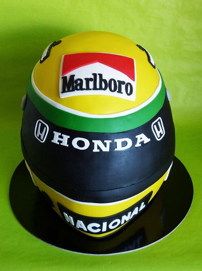 Ayrton Senna helmet