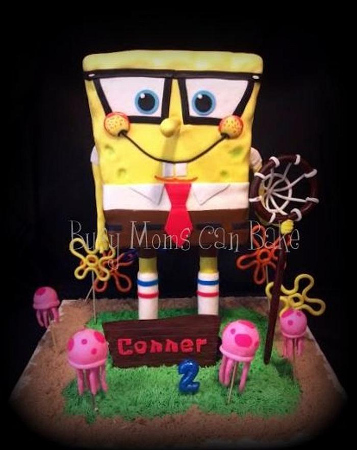 Standing Spongebob Cake