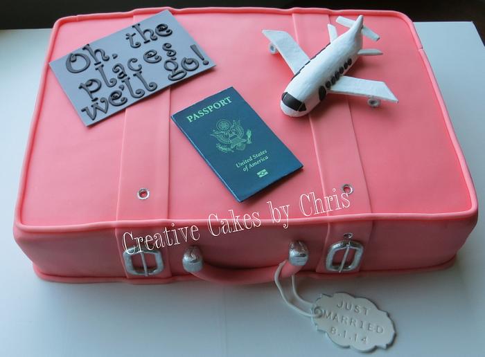 Suitcase Wedding Cake