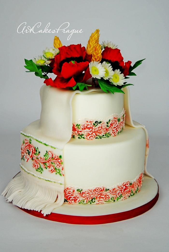 Ukrainian style cake