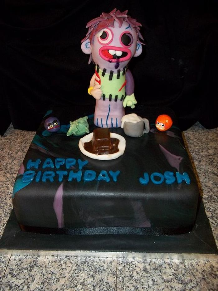 Moshi Monsters cake