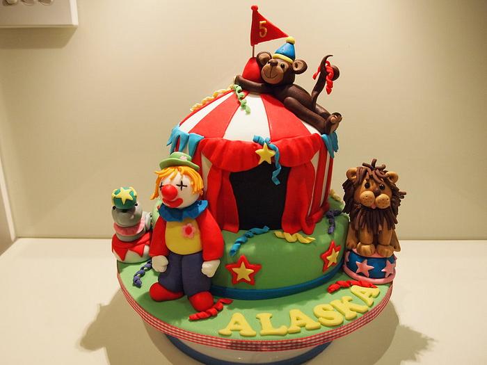Circus cake for Alaska