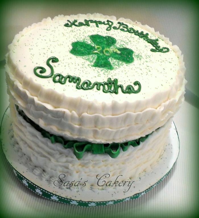 St. Patricks Day cake 