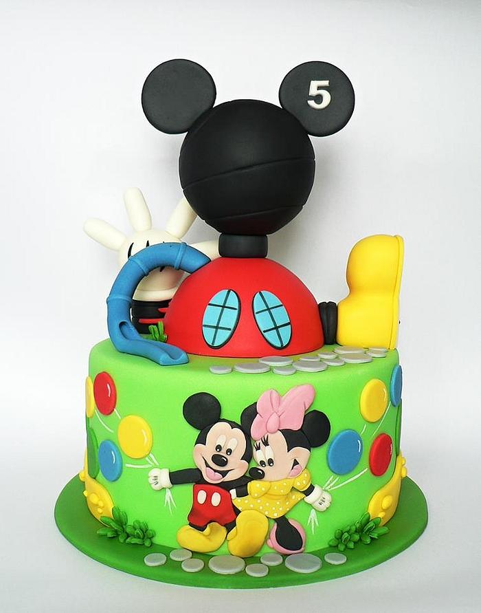 Mickey clubhouse Bday cake